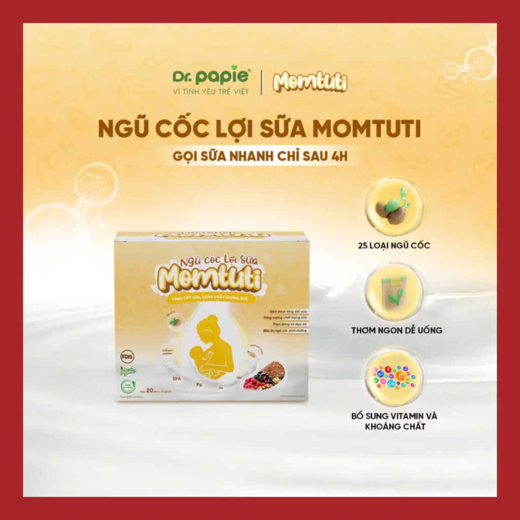 Ngũ cốc lợi sữa Momtuti