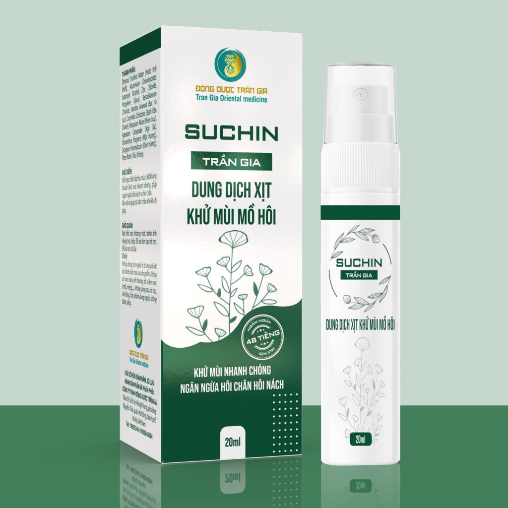 Dung dịch xịt khử mùi mồ hôi SUCHIN TRẦN GIA