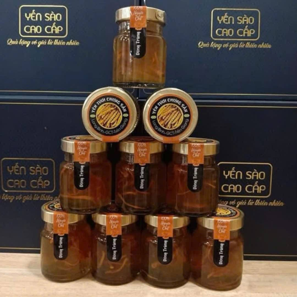 TỔ YẾN CHƯNG ĐÔNG TRÙNG (Chai 70ml)