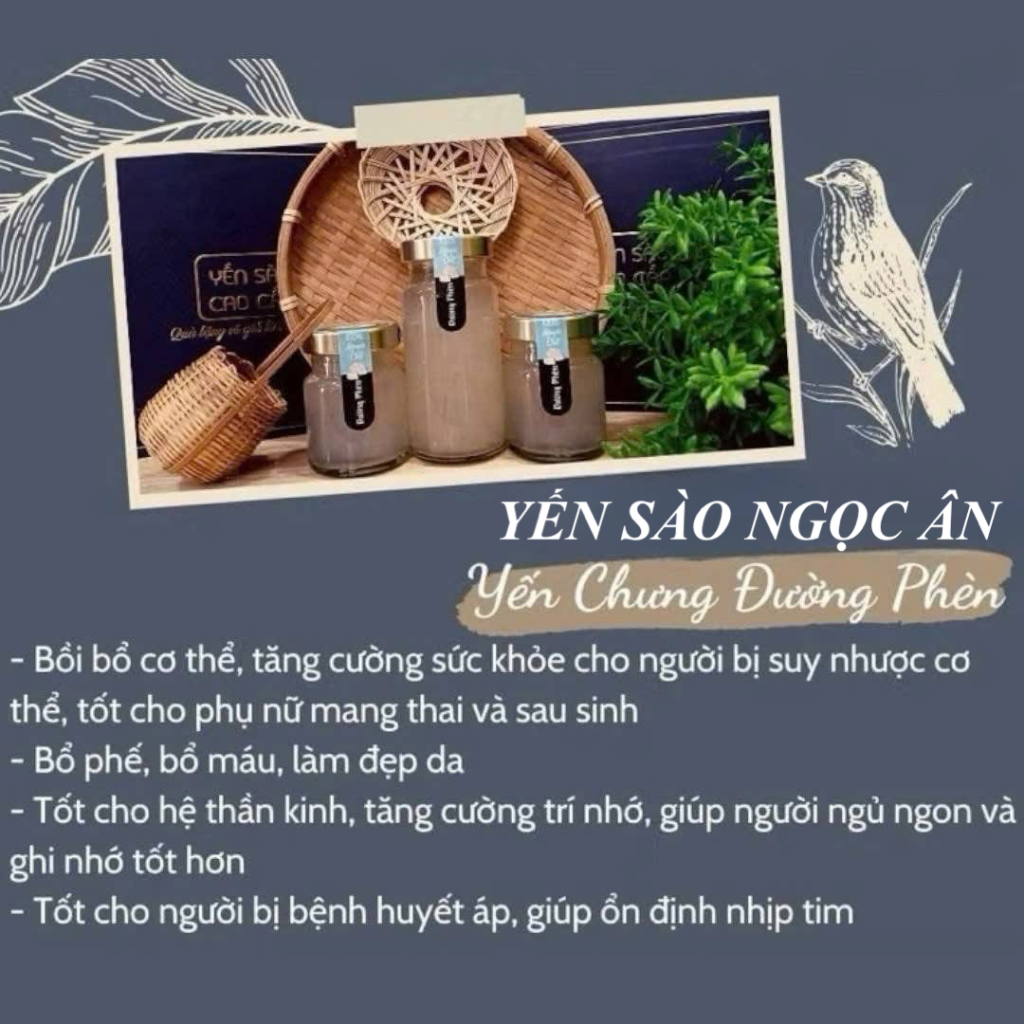 TỔ YẾN CHƯNG ĐƯỜNG PHÈN (Chai 70ml)