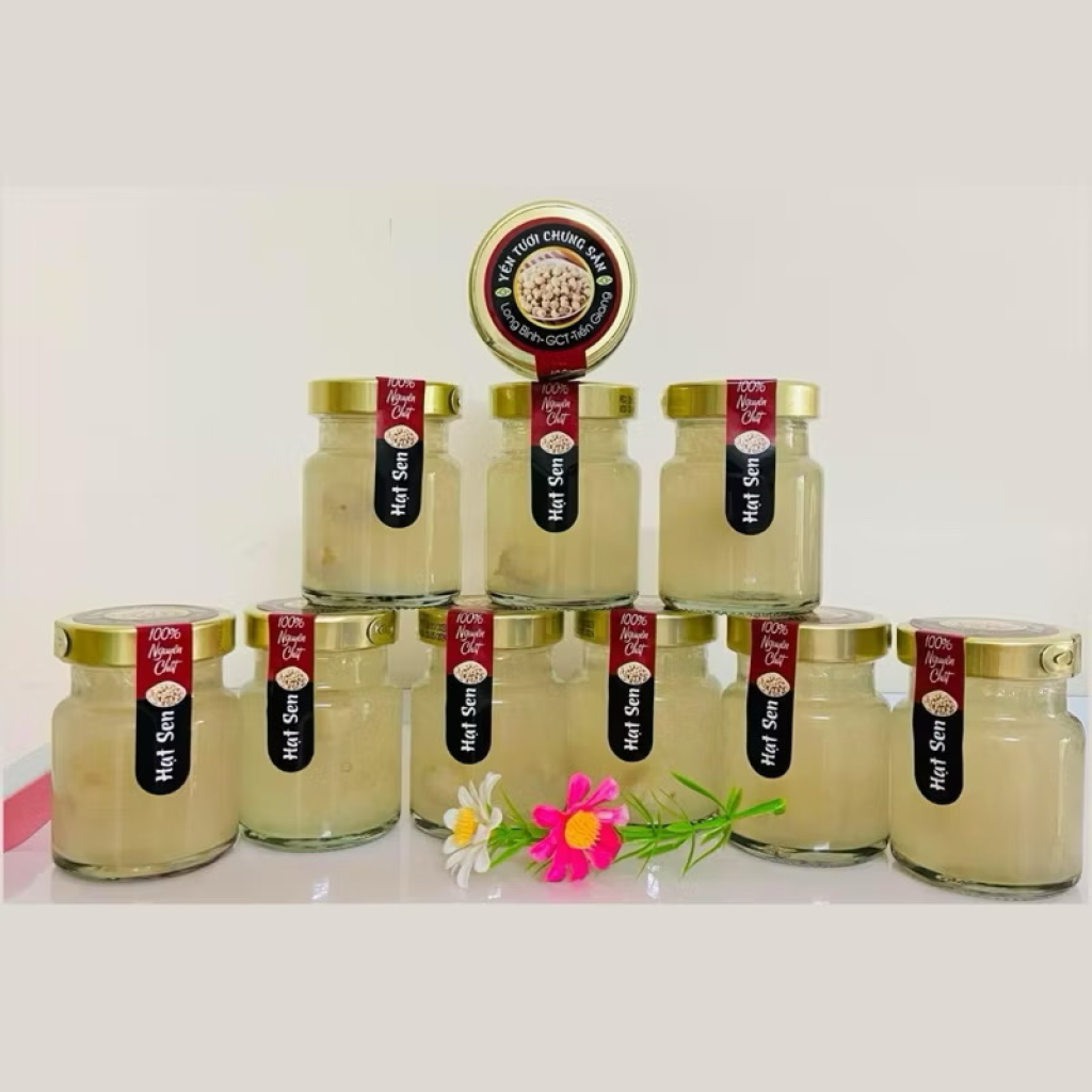 TỔ YẾN CHƯNG HẠT SEN (Chai 70ml)