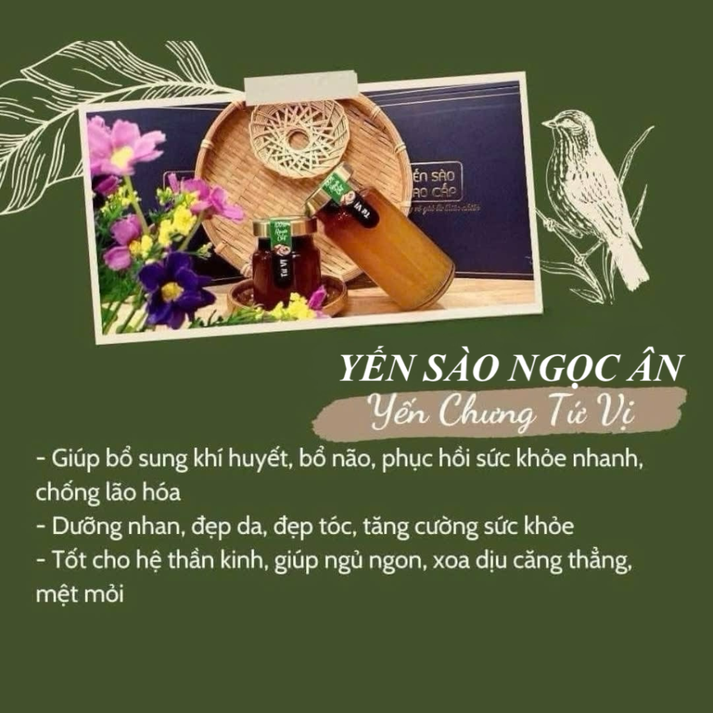 TỔ YẾN CHƯNG TỨ VỊ (Chai 70ml)