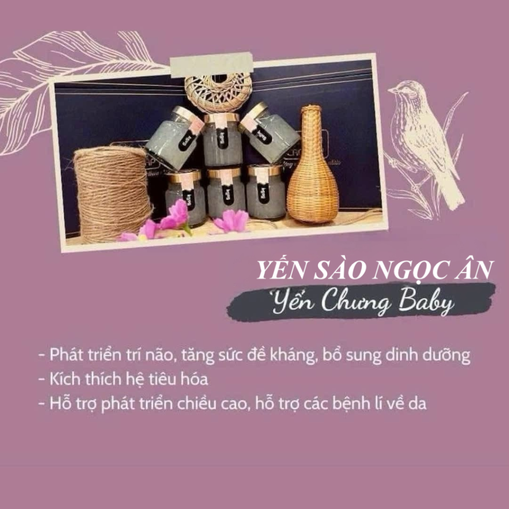 TỔ YẾN CHƯNG BABY (Chai 70ml)