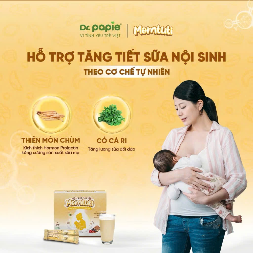 Ngũ cốc lợi sữa Momtuti