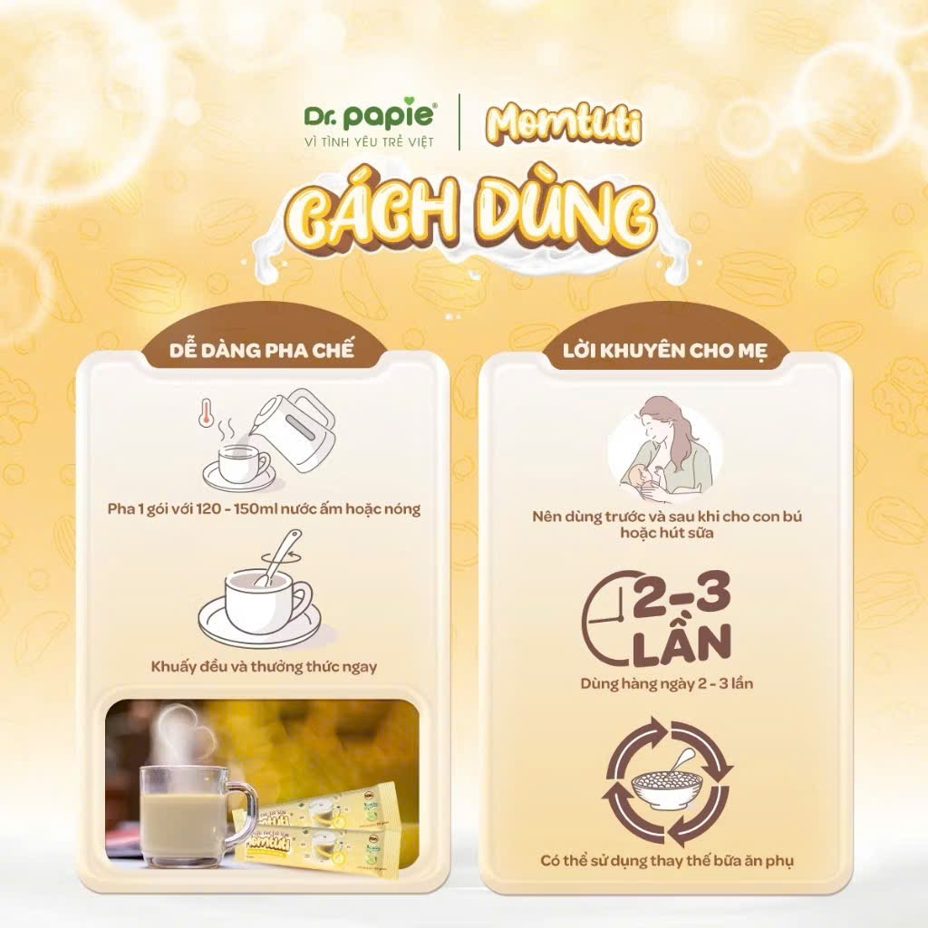 Ngũ cốc lợi sữa Momtuti