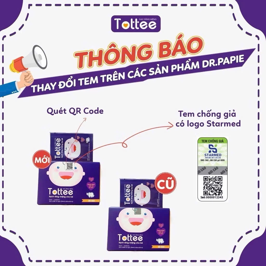 Gạc răng miệng Tottee