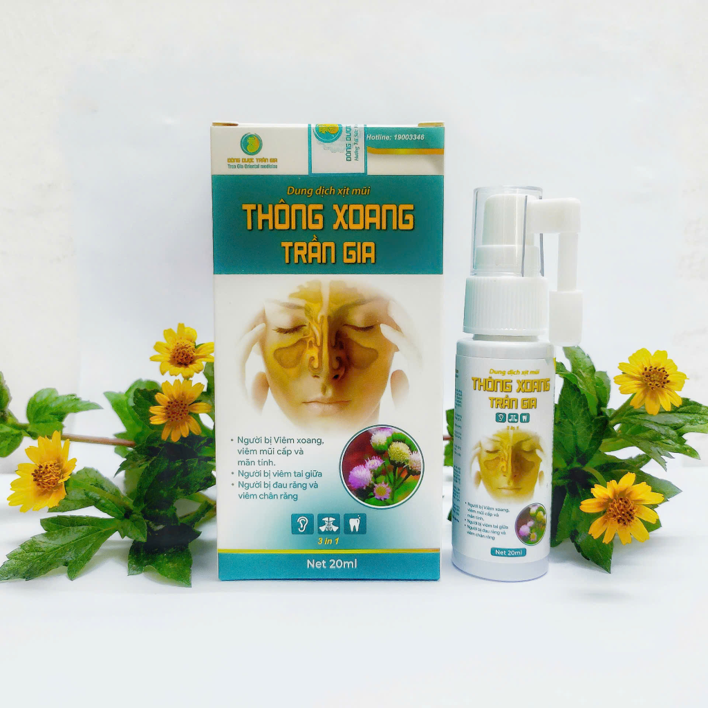 Dung Dịch Xịt Mũi THÔNG XOANG TRẦN GIA