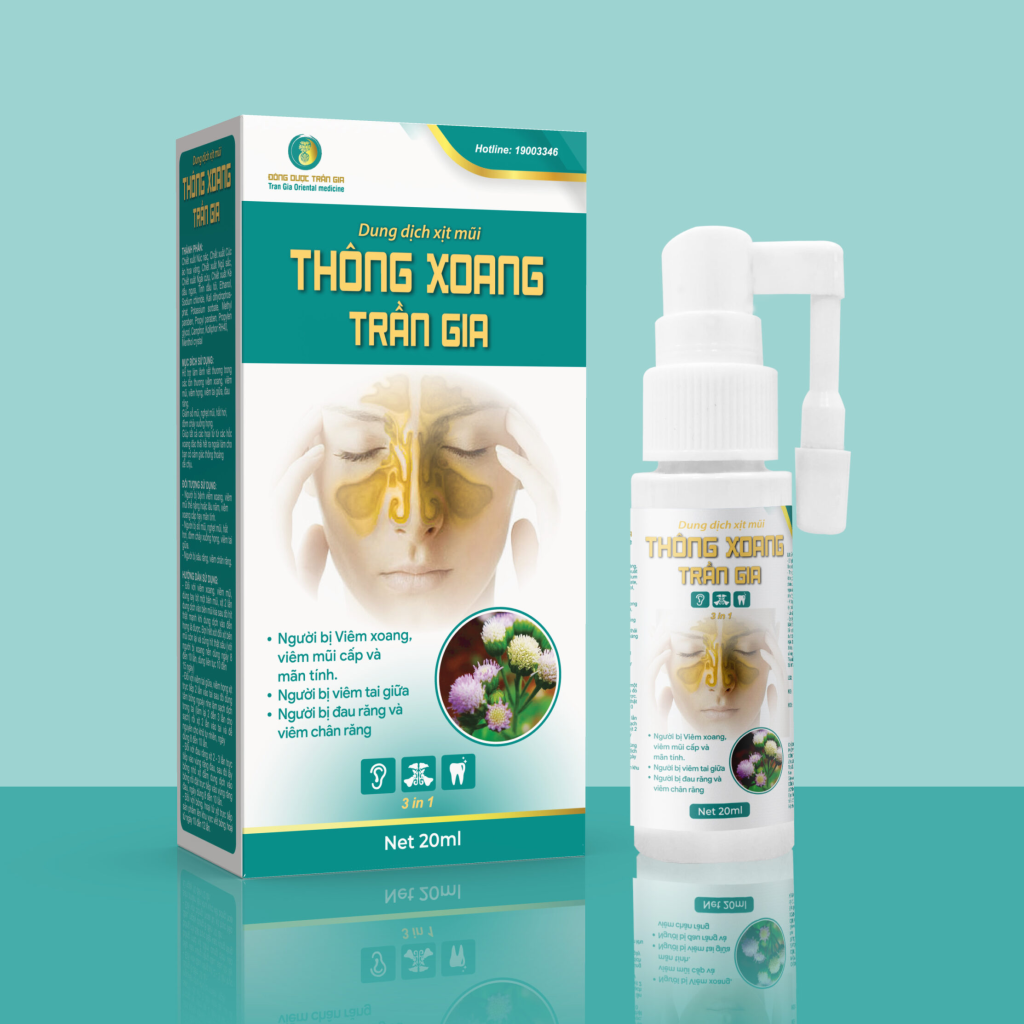 Dung Dịch Xịt Mũi THÔNG XOANG TRẦN GIA