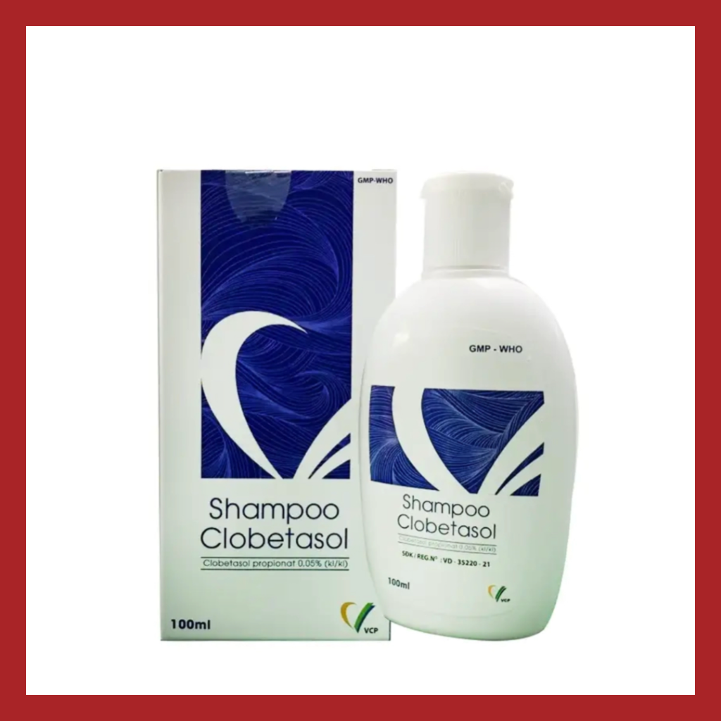 Dầu gội đầu Shampoo Clobetasol 100ml VCP điều trị tại chỗ các bệnh vảy nến da