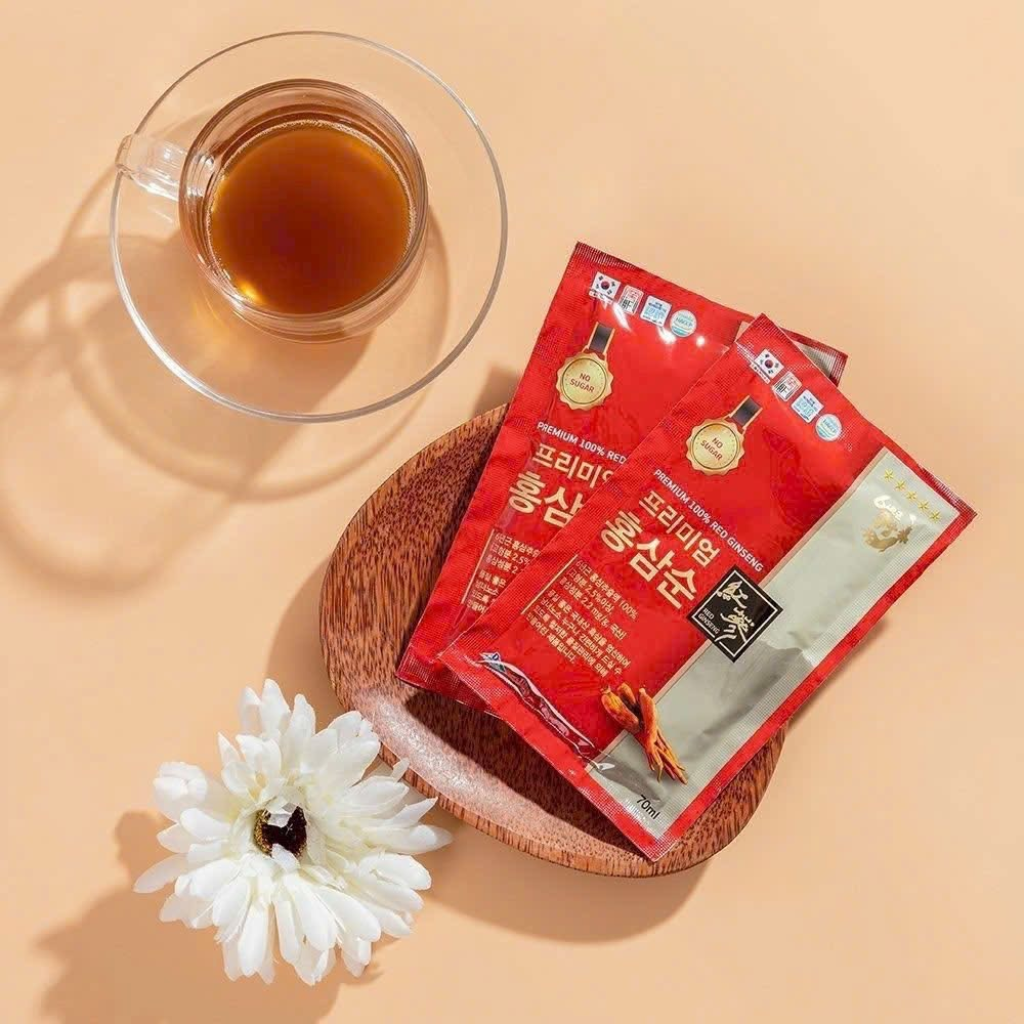 Nước Hồng Sâm Không Đường Daesan 70ml x 30 Gói
