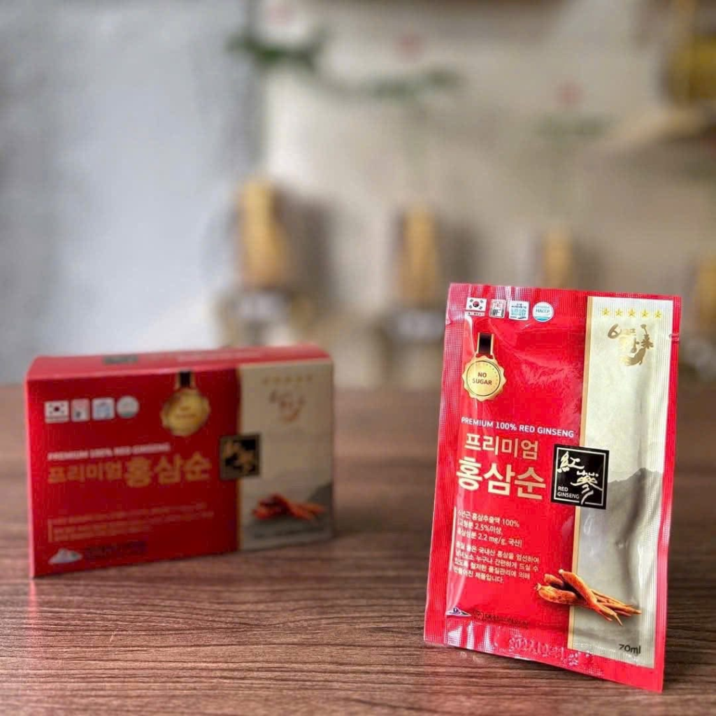 Nước Hồng Sâm Không Đường Daesan 70ml x 30 Gói