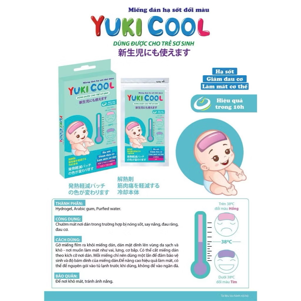 Miếng Dán Hạ Sốt YUKI-COOL