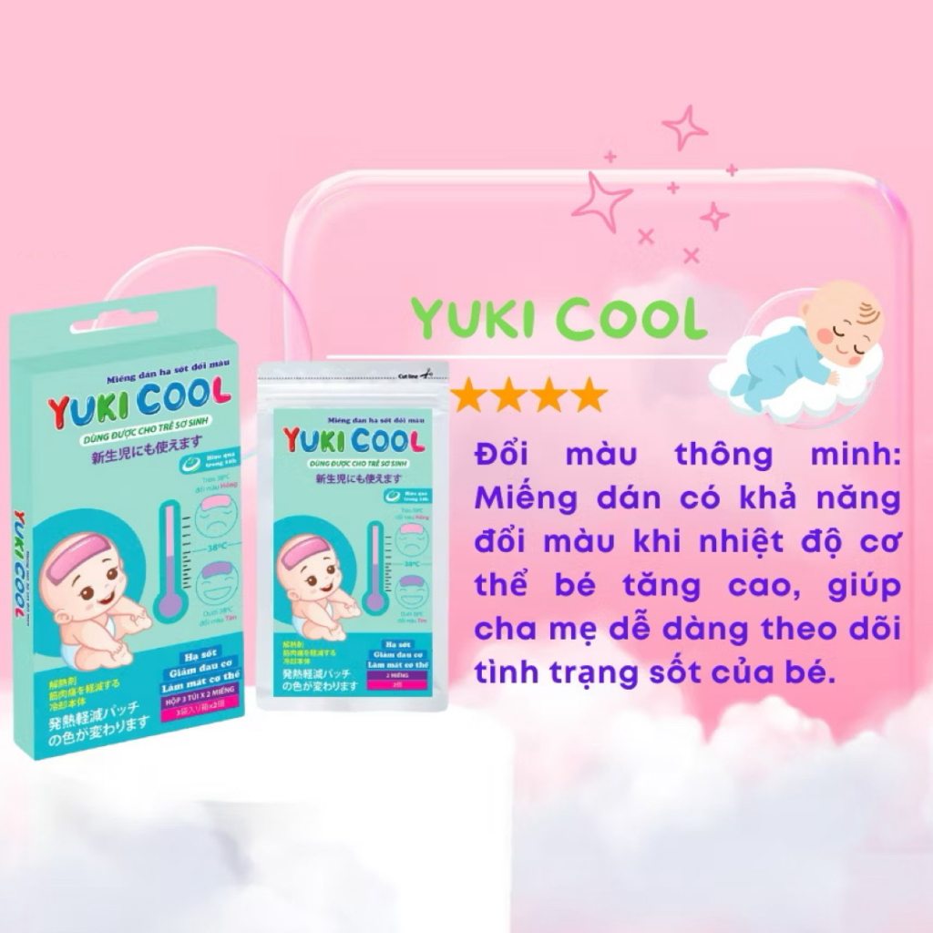 Miếng Dán Hạ Sốt YUKI-COOL