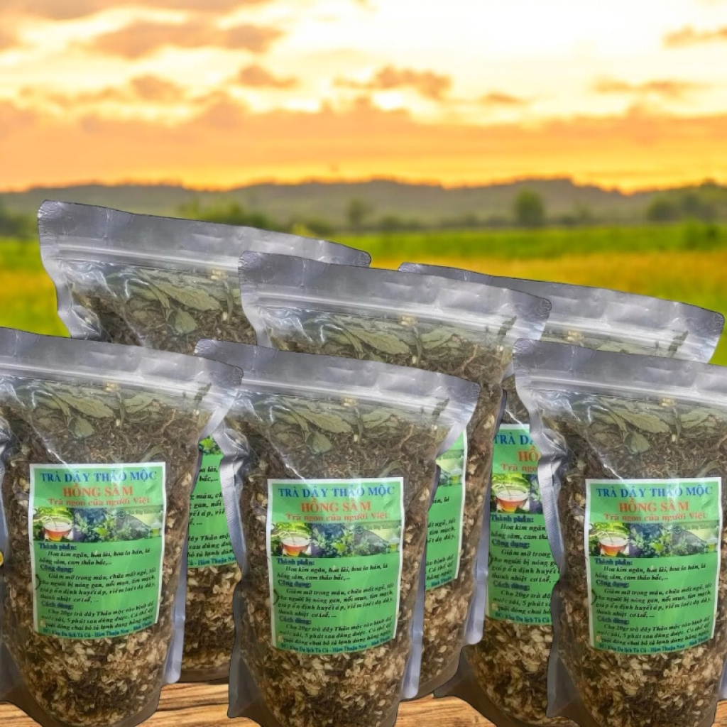 Trà Dây Thảo Mộc Hồng Sâm (Combo 2 Gói 500g) 