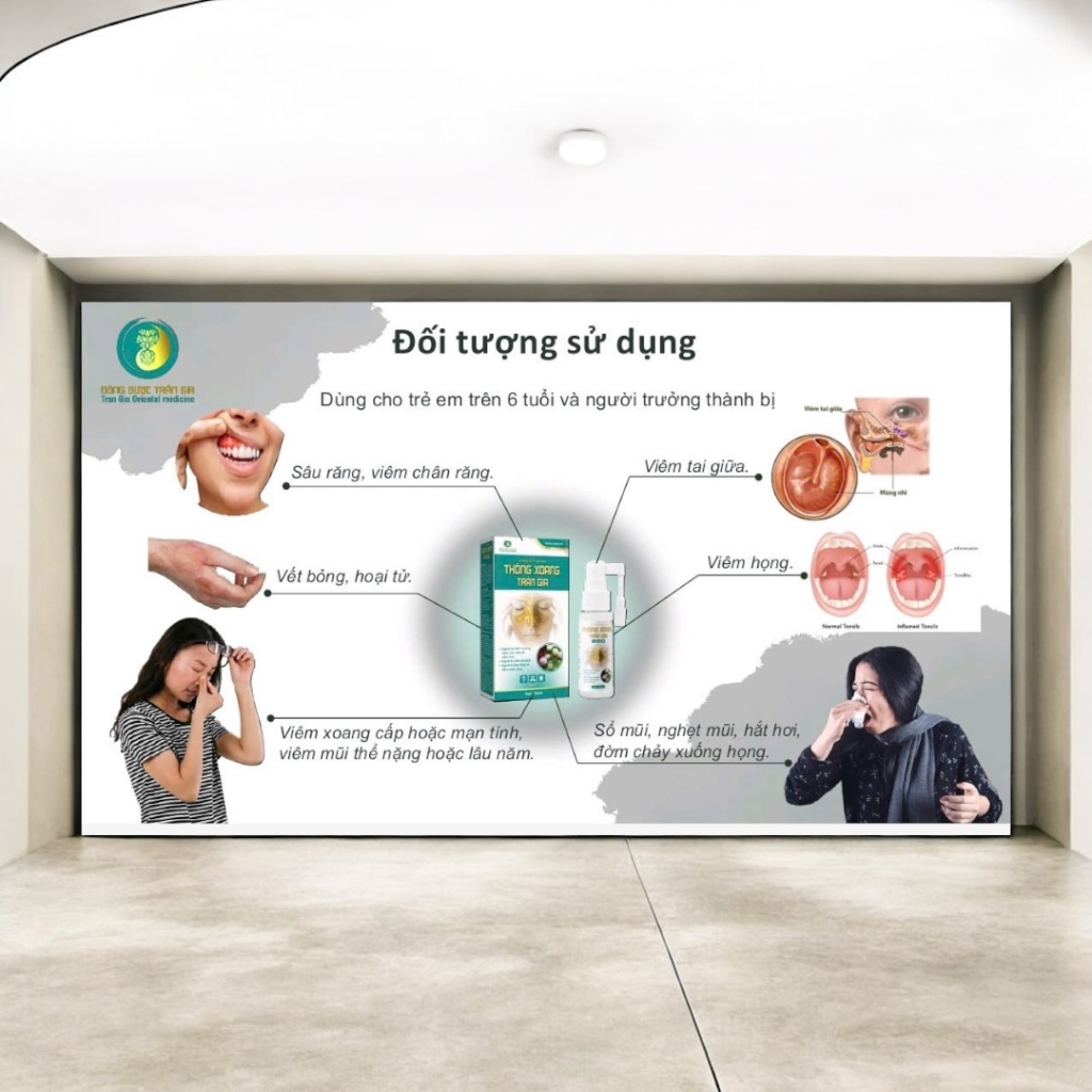 Dung Dịch Xịt Mũi THÔNG XOANG TRẦN GIA