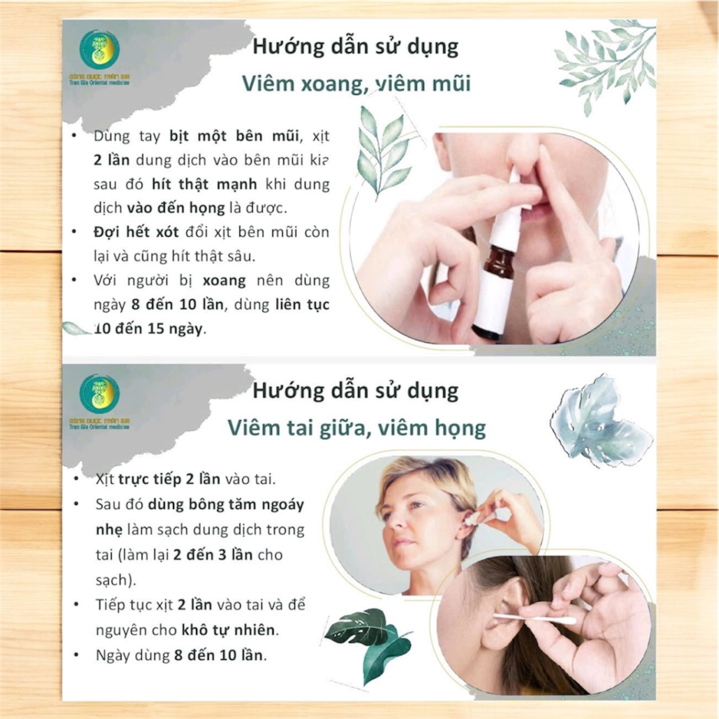 Dung Dịch Xịt Mũi THÔNG XOANG TRẦN GIA