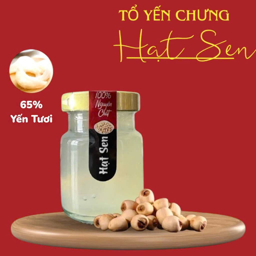 TỔ YẾN CHƯNG HẠT SEN (Chai 70ml)