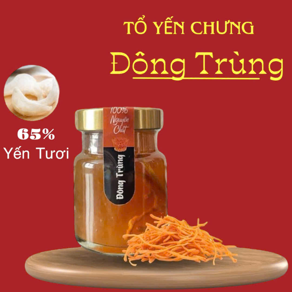 TỔ YẾN CHƯNG ĐÔNG TRÙNG (Chai 70ml)