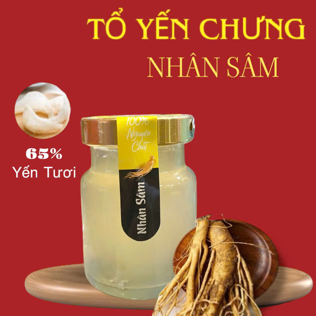 TỔ YẾN CHƯNG NHÂN SÂM (Chai 70ml)