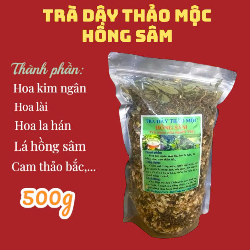 Trà Dây Thảo Mộc Hồng Sâm(500g)