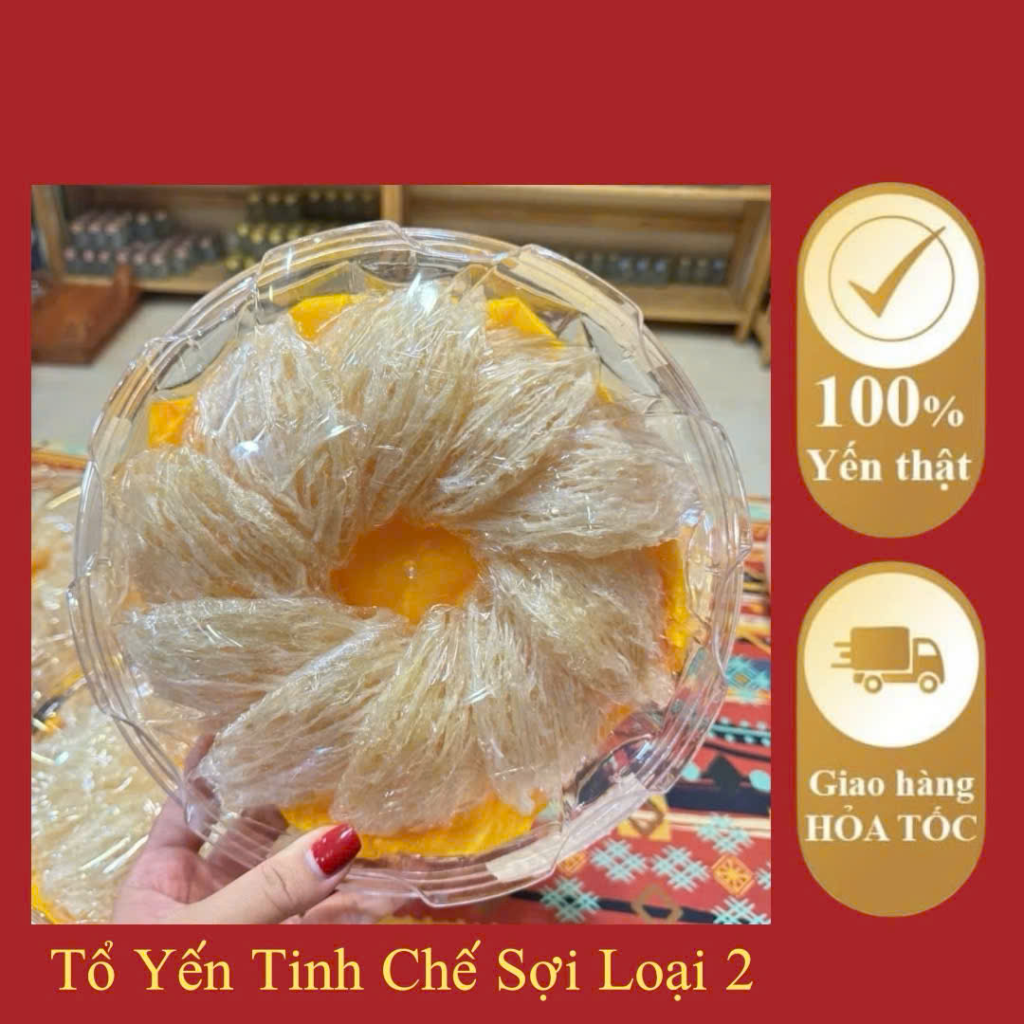 Tổ Yến Tinh Chế Sợi Loại 2 (Hộp 100g)