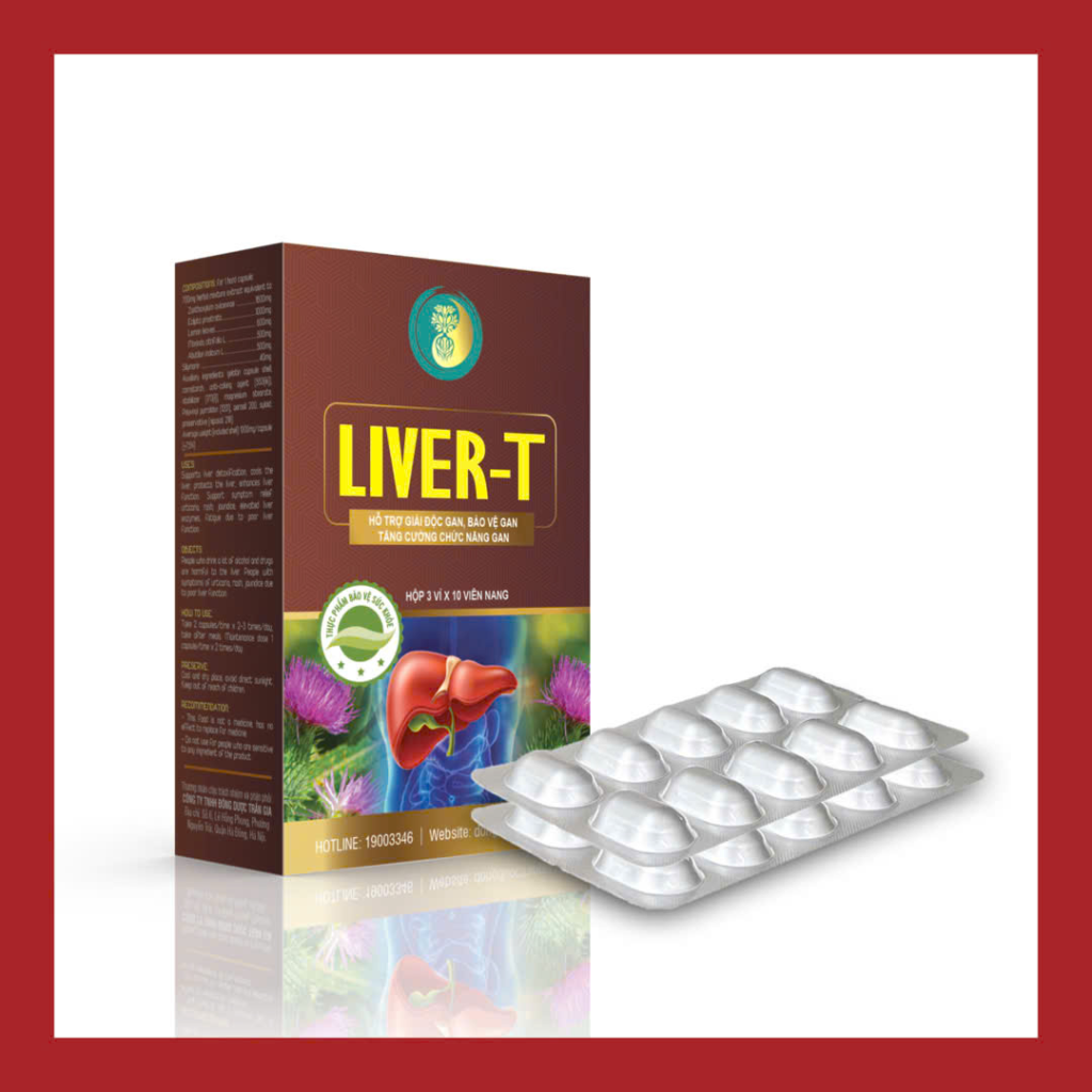 LIVER-T | Viên uống giải độc gan, tăng cường chức năng gan