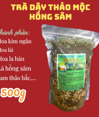 CÁCH PHA TRÀ DÂY THẢO MỘC HỒNG SÂM TẠI NHÀ
