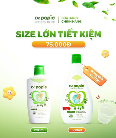 Nước tắm thảo dược Dr.Papie