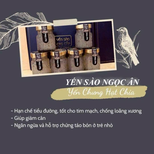 TỔ YẾN CHƯNG HẠT CHIA (Chai 70ml)