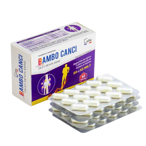 Viên Uống Bổ Sung Canxi Hữu Cơ Bambo Canci Nhập Khẩu Từ Pháp, Hộp 60 viên