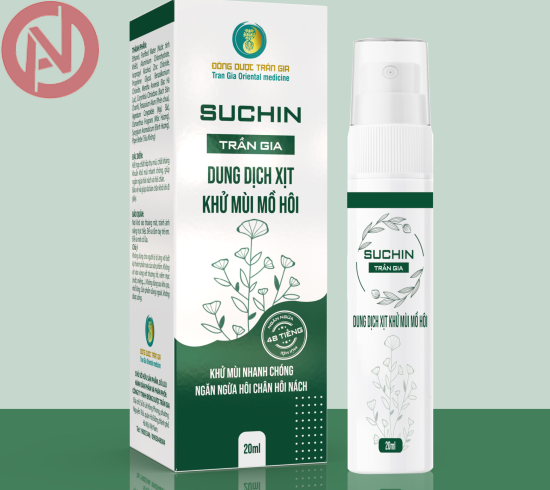 Dung dịch xịt khử mùi mồ hôi SUCHIN TRẦN GIA