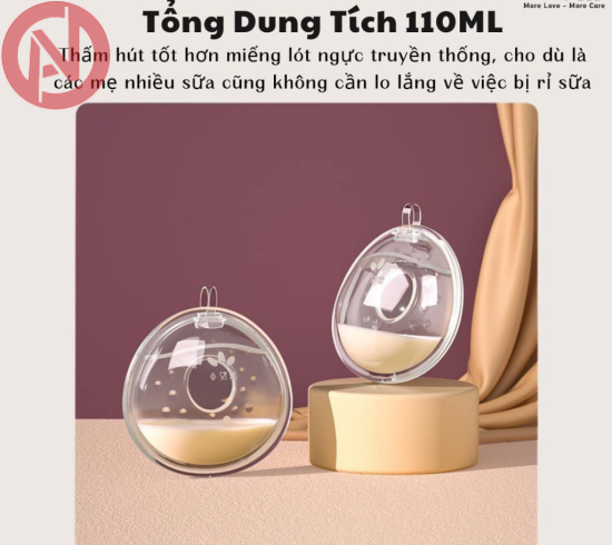 Phễu hứng sữa Molli kèm hộp chính hãng chất liệu Silicon (Hộp 2 chiếc)