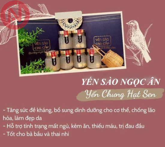 TỔ YẾN CHƯNG HẠT SEN (Chai 70ml)