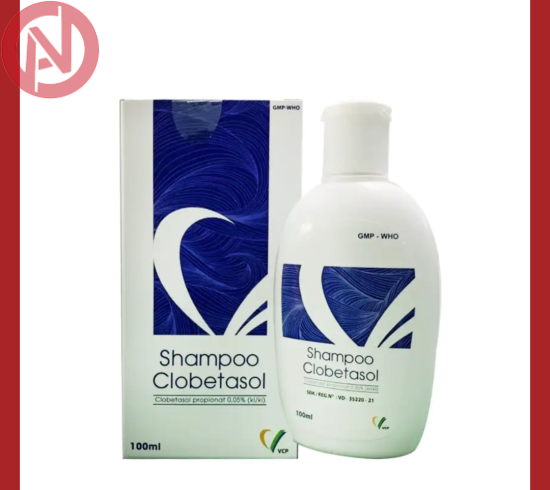 Dầu gội đầu Shampoo Clobetasol 100ml VCP điều trị tại chỗ các bệnh vảy nến da
