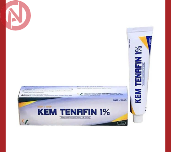 Kem Trị Nấm Ngoài Da Tenafin 1% VCP (Tuýp 15g)