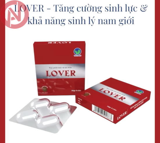 Viên Uống Tăng Cường Sinh Lý Nam Giới LOVER (Hộp 4 viên)