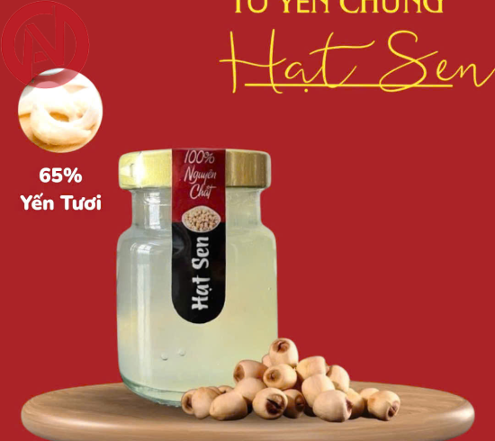 TỔ YẾN CHƯNG HẠT SEN (Chai 70ml)