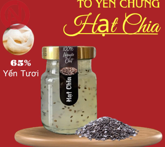 TỔ YẾN CHƯNG HẠT CHIA (Chai 70ml)