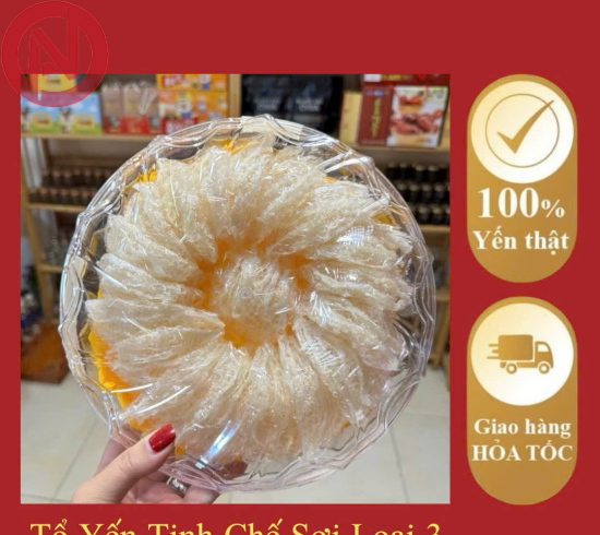 Tổ Yến Tinh Chế Sợi Loại 3 (Hộp 100g)