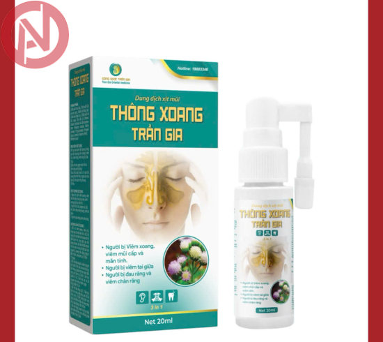 Dung Dịch Xịt Mũi THÔNG XOANG TRẦN GIA