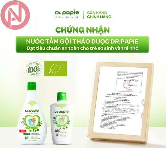 Combo 2 Nước Tắm Thảo Dược Dr Papie (Chai 500ml)