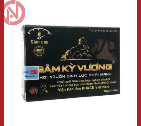 Sâm Kỳ Vương - Giải pháp hỗ trợ sinh lý nam (Hộp 4 viên)